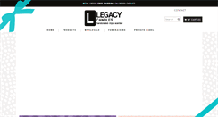 Desktop Screenshot of legacycandles.com