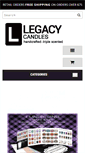 Mobile Screenshot of legacycandles.com